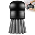 Mini Dish Brush for Cleaning Chicken Shredder, Long Bristles, 1Pack, Black | Palm Brush Dish Scrubber with Ergonomic Grip, Long-lasting Nylon Bristles, Kitchen Brush for Washing Dishes, Pans, Pots, Sink - color: Black