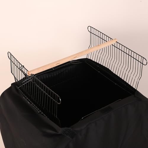 Colorday Good Night Bird Cage Cover, Black, 64" | For18Lx14Wx36H Inches bird cages. - color: Black, size: 64 inches