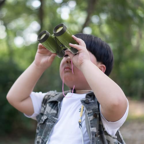 Jiuguva 50 Pack Binoculars Small Compact Binoculars with Neck Strap Camping Party Favors Nature Exploration Toys for Bird Watching, Hiking, Camping, Travel, Learning(Multicolor) - color: Multicolor