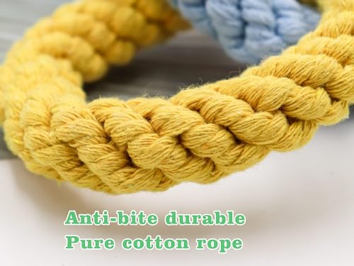Dnoifne Sugar Glider Hanging Twelve-Ring Climbing Toys, Colorful Swing Toys, Cage Accessories for Ferret Hamster Squirrel Chinchilla Parrots - size: 12 rings(42.1 Inch)