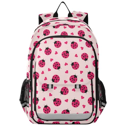 Kids Backpack Elementary Middle School Bags for Boys Girls | Travel, Daypack, Lightweight, Waterproof, with Reflective Strip - color: Multi 12