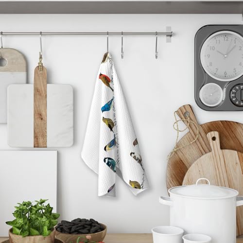 Every Little Thing is Gonna Be Alright Bird Birding Kitchen Towels,Bird Gifts for Women Dish Towels for Kitchen,Birding Inspirational Decorative Hand Towel for Bathroom Home - color: Color-14