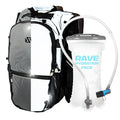 RAVERUNNER® Anti-Theft Hydration Backpack | Festival Approved Rave Backpack for Concert Goers, Leak-Free Festival Water Backpack for EDC, Rave Hydration Pack - color: Reflective