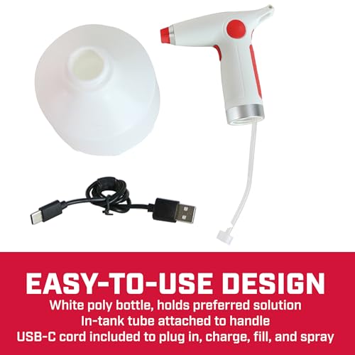 CHAPIN 34-Oz Battery Powered Sprayer with Continuous Spray | Adjustable nozzle for fine mist, spot spraying and targeted plant care