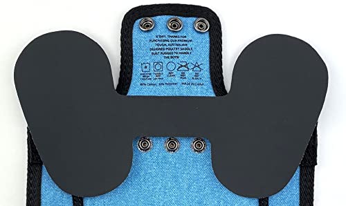DOWN UNDER OUTDOORS Medium-Large Chicken Saddle Hen Apron Saver (Blue) | Adjustable Straps, Chicken Apron, Poultry Saver, Pet Supplies, Including Shoulder Cover, 14 oz Breathable Cotton Canvas - color: Blue