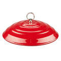 Kingsyard Metal Squirrel Baffle for Bird Feeders Hanging, Rain Guard Cover | 11 in, Chew-Proof & Squirrel-Proof, Ready to Use, Fits Most Feeders Outdoors, Weatherproof, Easy to Clean, Red - color: Red