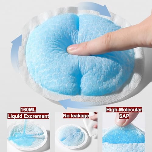 Disposable Poultry Diaper Pads 20Pcs~100Pcs for Goose Chicken Hen Duck Bird Sticky Pad Leak-Proof Unscented Reusable Diapers Nappy Accessories (One Size, Count, 20)