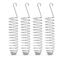 4pcs Millet Holder for Bird Cage Metal Parrot Bird Feeder Hanging Spray Millet Treat Holder Basket Storage Container Bird Cage Accessories for Cockatiel Parakeet Lovebird Finch Conure Small Animals