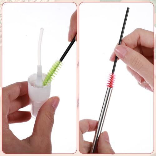 12Pcs Hummingbird Feeder Cleaning Brush, Mini Nylon Tube Brush Set Small Hummingbird Feeder Cleaner Brushes for Bottles Tubes Jars Bird Feeders