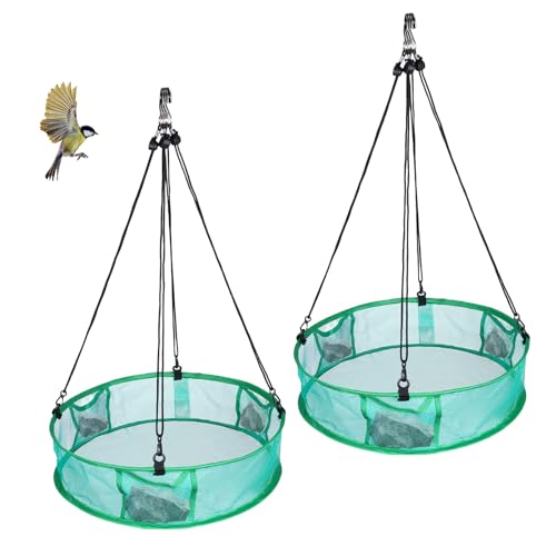 2Pcs Bird Seed Catcher for Outdoor Feeders, Bird Feeder Trays to Catch Seed, Upgraded Version Can Prevent Strong Winds. (16 inches) - style: 16 inches