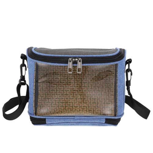 NUOBESTY Transparent Parrot Carrier Bag Capacity Portable Pet Bird Travel Pouch Handheld Outdoor Carrying Bag Breathable Scratch-Resistant Design for Travel