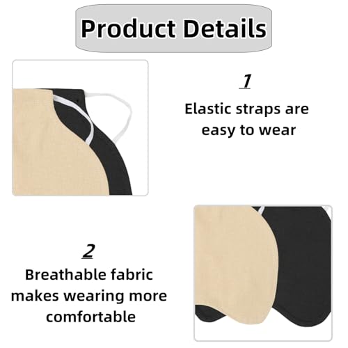 Chicken Saddle, 2 Pcs, Khaki & Black | Chicken Apron, Poultry Feather Protector, Soft & Comfortable, Anti-Pecking Protection Accessories for Hens