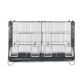 Sam's Pets Willow 24" Bird Cage, Black - Premium Iron, Spacious, Easy-to-Clean, 4-6 Birds, Ideal for Cockatiels, Parrots, Budgies - color: Black