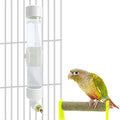 Bird Water Dispenser Parrot Waterer Automatic Bird Water Feeder for Medium Birds Parakeet Cockatiel Conure Caique (Medium) - size: Medium