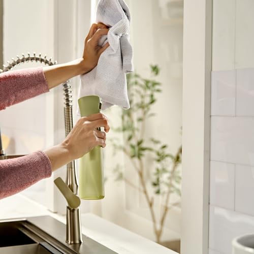 10 OZ Continuous Spray Bottles - Ultra Fine Mist Sprayer | Water Spray Bottle For Hair Stuff, Mister Spray Bottle For Plants Mister | Hair Spray Bottles For Hairstyling, Cleaning, Salons - color: Fern Green