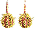 Planet Pleasures Pineapple Foraging Toy, Medium (Pack of 2) - size: Medium (Pack of 2)