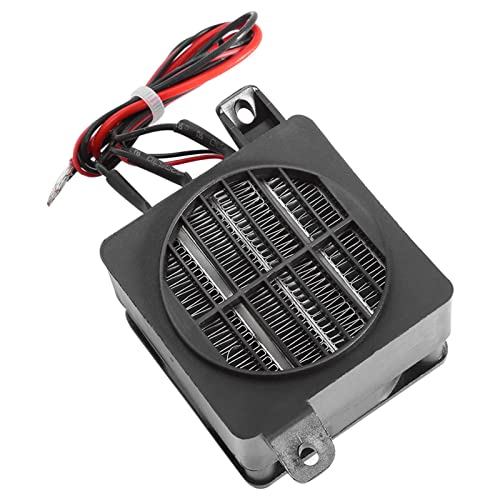 Yosoo Constant Temperature Electric Fan Heater PTC Fan Auto Heater Small Space Heater Incubator (12V 150W)