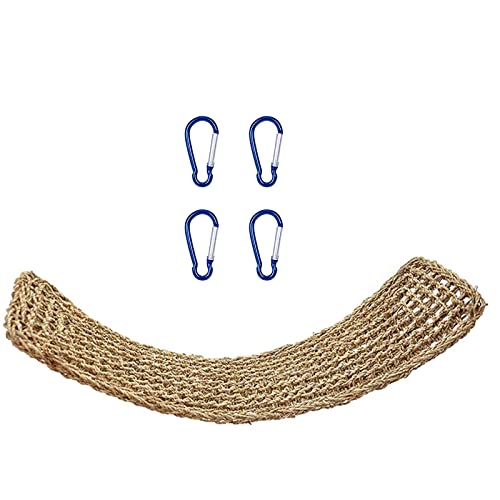 20.5 x 7.9 Inches Bird Seagrass Mat, Natural Seagrass Woven Bird Net Hammock Mat, Cage Accessories, Climbing Rope Ladder Chew Toys for Parrots Cockatoos Lovebird Cockatiel Budgie Hamster Parakeet - size: 20.5 x 7.9 Inch