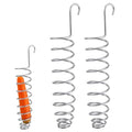 2 Pack Millet Spray Holder for Parrots, Parakeet Treat Sticks Feeder, Natural Millet Treats Stiks Bars for Birds, Carrot Cuttlebone Calcium Block for Healthy Chewing and Play, Silver