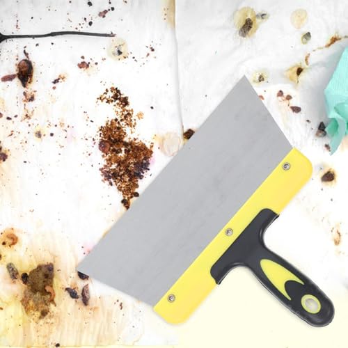 Toyvian Large Stainless Steel Bird Droppings Scraper Durable Bird Poop Cleaner Tool Handle for Efficient Cleaning for Bird Cages and Surfaces Reliable Design