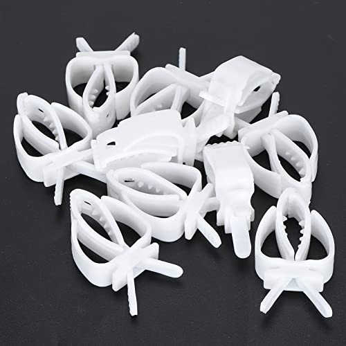 10Pcs Bird Food Holders Vegetables Fruit Clip Holders Plastic Parrot Cage Seed Feeder Food Holder for Pet Parrot Cage Accessories