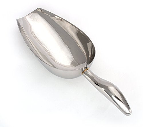 24 oz Stainless Steel Scoop, 11.5” L x 4” W | for Ice, Dog & Cat Food, Popcorn, Coffee, Candy, Sugar, Flour, Dry Goods, etc. - size: 24 oz Scoop