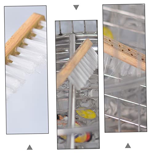 Garneck 1pc Long Handle Birdcage Brush Nest Cleaning Scraper Bird Droppings Brush Cage Cleaning Supplies
