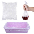 50 PCS Disposable Plastic Cage Liners, Small Animals Leak Proof Toilet Film Litter Pan Bags Film Litter Box Liner for Rabbits, Guinea Pigs, Chinchillas, Hedgehogs, Birds