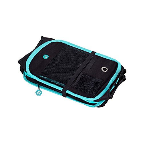 Deluxe Premium Pet Dog Playpen Portable Soft Dog Exercise Pen Kennel with Carry Bag for Dogs, Cats, Kittens, and All Pets (Small, Black) - color: Black, size: Small