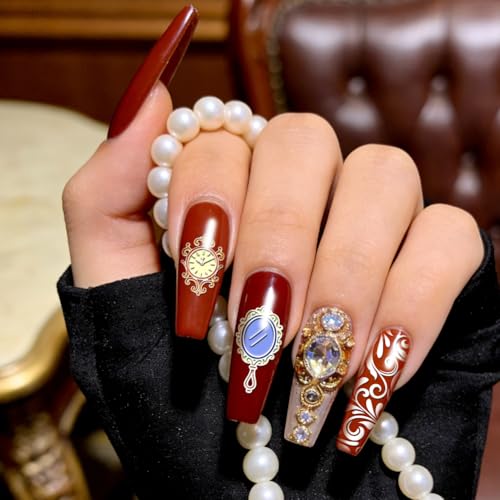 PH PandaHall 3pcs Vintage Furniture Nail Stamping Plates Clocks Gramophone Nail Art Templates Lighting Cameras Nails Image Stamp Floral Patterns Nails Art Stencils for Women DIY Manicures Salon - style: Vintage Furniture