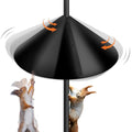 Squirrel Baffle for Bird Feeder Pole,Outdoor Pole Mount Squirrel Proof Guard Stopper- 19 Inch,1 Pack,Plastic - size: 19IN-1Set