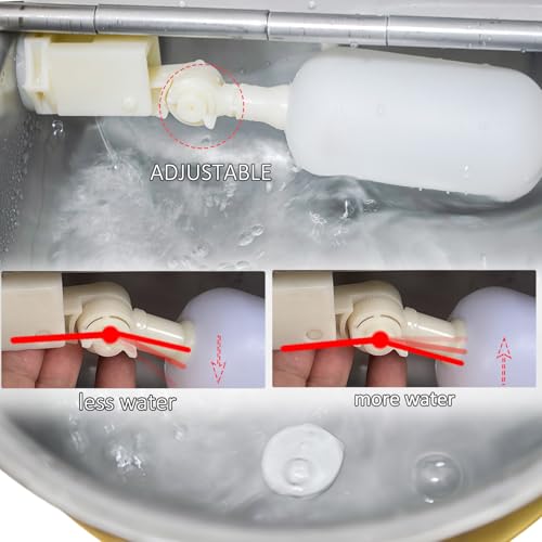 Automatic Water Dispenser for Dogs and Cats - Stainless Steel Dog Water Bowl Dispenser Outdoor Large Pets Waterer Feeder for Poultry and Livestock