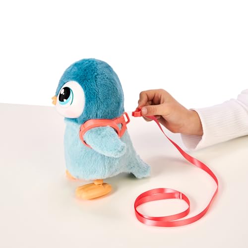 Little Live Pets Walking Penguin My Pet Waddles, Interactive Plush Penguin with 25+ Sounds and Detachable Leash, Toy Penguins for Kids of Ages 5+ | Dances, flaps wings, eats & giggles when fed; interactive plush pet toy for kids ages 5+ - style: Walking P