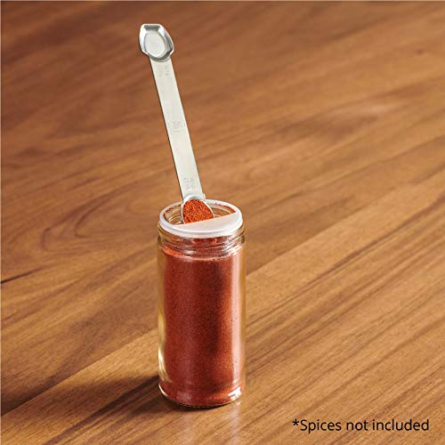Stainless Steel Double Sided Measuring Spoon- 1/2 Teaspoon and 1/4 Teaspoon - size: Half teaspoon/ Quarter Teaspoon