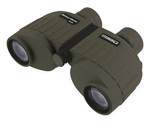Steiner Military-Marine 8x30 Binoculars – Professional Grade High-Contrast Optics with Sports-Auto-Focus, Floating Prism Shock Absorption, and Heritage Warranty | Sports-Auto-Focus, floating Prism Shock Absorption, heritage Warranty, professional Grade Hi