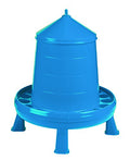 Double-Tuf® Poultry Feeder with Legs | Durable Feeding Container | Carrying Handle for Chickens & Birds | Chicken Feeder | 17.5 Lbs - size: 17.5 lbs