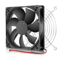 DC 120mm x 25mm 24Volt PC Case Brushless Cooling Fan Dual Ball Bearing High Speed 2Pin for Server Component Industrial Vent - size: 12025