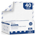 SOFYFINE Disposable Adult Underpads 36"x48" XXL Extra-Large Incontinence Bed Pads – Mattress Protector Pee Pads for Adults Kids, Bed Protection & Training [40 Pads] - size: 36"x48"(40 Count)