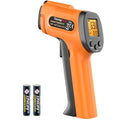 TempPro TempScan Infrared Thermometer Gun for Pizza Oven Griddle HVAC | Temperature Gun with Adjustable Emissivity, Infrared Thermometer for Cooking, Temp Gun with -58~1022°F (Previously ThermoPro) - style: 1 Laser & D:S 12:1