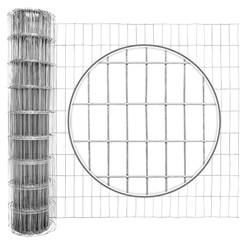 Fencer Wire 14 Gauge Galvanized Welded Wire Mesh Size 2 inch by 4 inch - size: 2 ft. x 100 ft.
