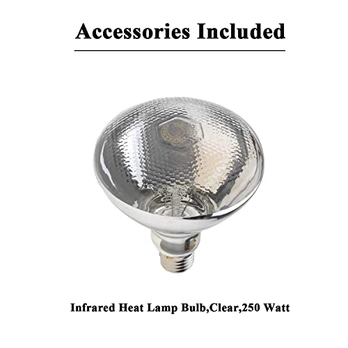 Hanging Food Heat Lamp Overhead Food Lamp Warmer Food Light (Dia 29CM(Copper))