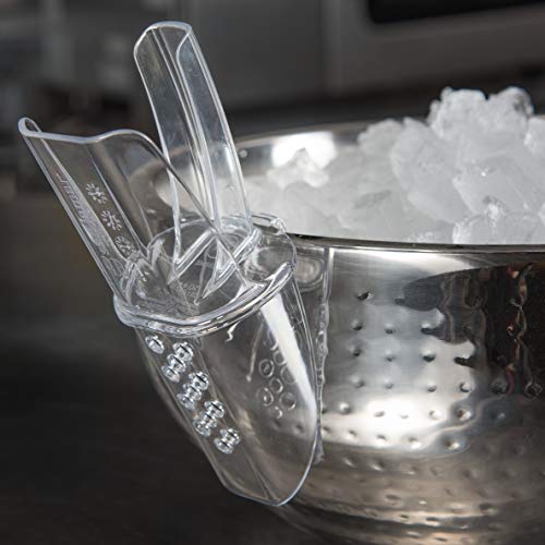 Carlisle FoodService Products SI4550 Banquet Saf-T-Scoop Ice Scoop, 4-6 oz (118-177 ml) - size: 4 oz to 6 oz