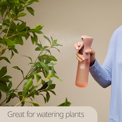 10 OZ Continuous Spray Bottles - Ultra Fine Mist Sprayer | Water Spray Bottle For Hair Stuff, Mister Spray Bottle For Plants Mister | Hair Spray Bottles For Hairstyling, Cleaning, Salons - color: Terra Cotta