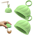 Egg Washer for Fresh Eggs - Upgraded 2.0 Silicone Egg Scrubber | Farm Fresh Egg & Vegetable Scrubber | Dishwasher Safe, Gentle on Shells (Green 2 Pcs) - color: Green 2 Pcs