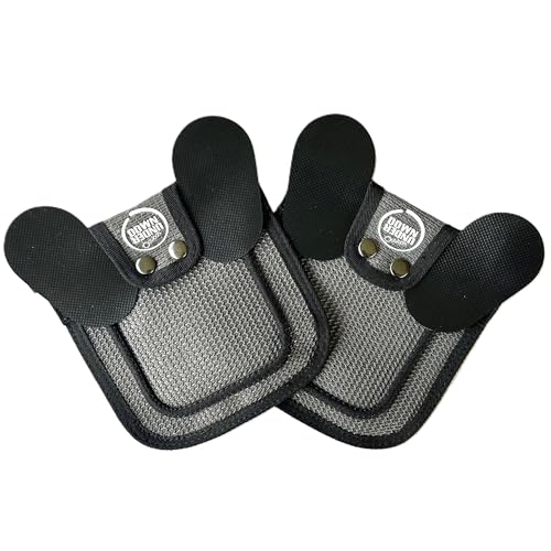 DOWN UNDER OUTDOORS 2 Small Bantam or Young Chicken Saddles (Gray Mesh) | Adjustable Straps, Chicken Apron, Poultry Saver, Pet Supplies, Including Shoulder Cover, Heavy Duty Shade Cloth Mesh - color: grey mesh