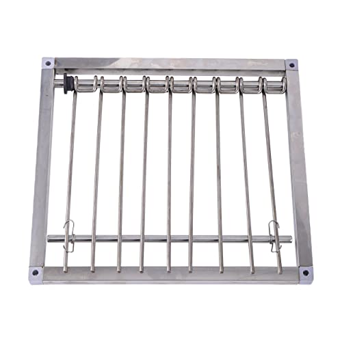 Stainless Steel Pigeon Trap Door, Pigeon Door, 29 X 26 cm | Stainless Steel Wire Frame Entrance for Pigeon House Doors, Secure U Trap Design Helps Capture and Manage Bird Entry - size: 11.4"L x 10.2"W x 2.0"H
