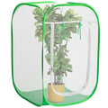 24"x24"x36" Pop Up Garden Mesh Plant Cover, Plant Protectors Mesh Enclosure | Garden Net Cage Pest Protection Guard Tent with Storage Bag, Crop Cage for Protect Plant Vegetable Fruit from Birds Insects - color: 24 X 24 X 36 Inch