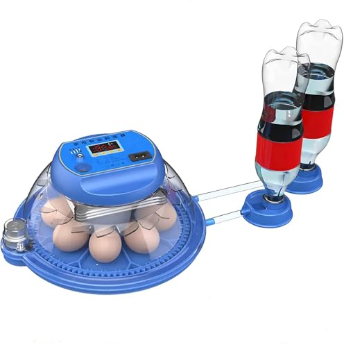 26-52 Eggs Automatic Incubator | Upgrade Automatic Water Adding, 360 Degree View, Egg Turner, Temperature Control, Egg Candler