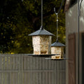 Hopper Bird Feeders for Outdoors Hanging,Black 455