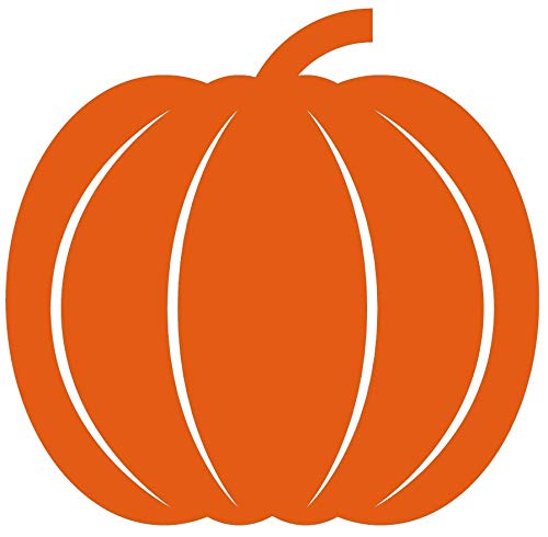 Infusion Round Teacher Stamp, Holiday, 3/4'' Self-Inking Rubber Stamp - Pumpkin - Orange Ink - color: Pumpkin